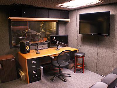 A sound/recording studio